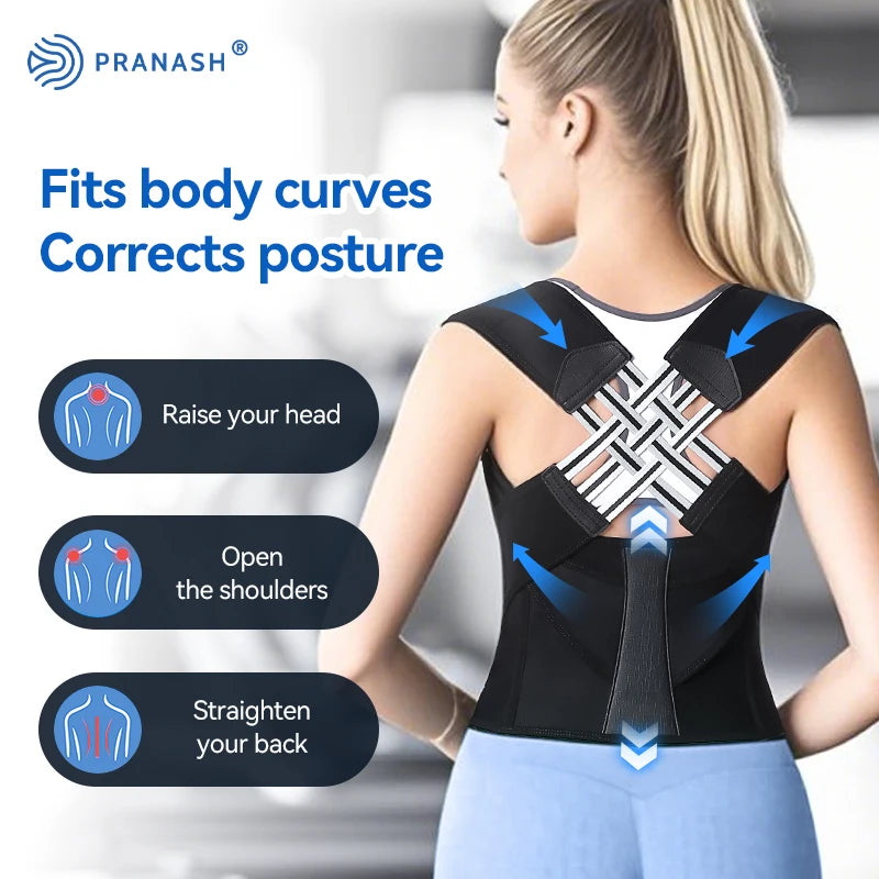 Posturiva™ Adjustable Back Posture Corrector Belt