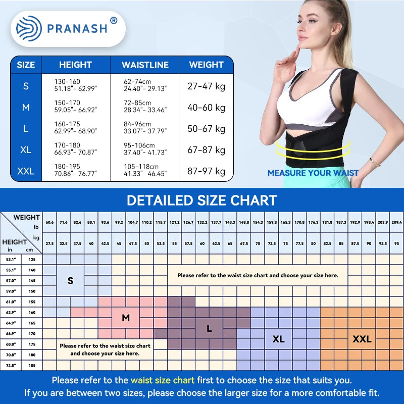 Posturiva™ Adjustable Back Posture Corrector Belt
